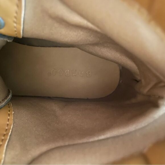 Bamboo ~ Tan Suede Boots with shearling accent ~ size 8 - Picture 12 of 12